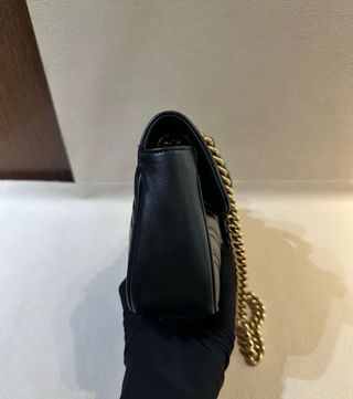 Bolso Gucci Marmont Negro Dorado