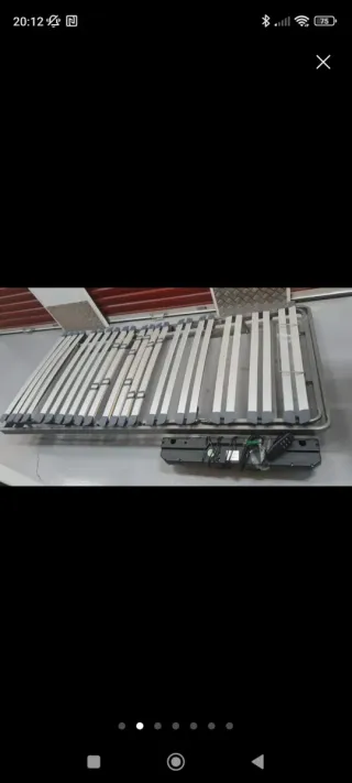 Cama articulada eléctrica gris plata