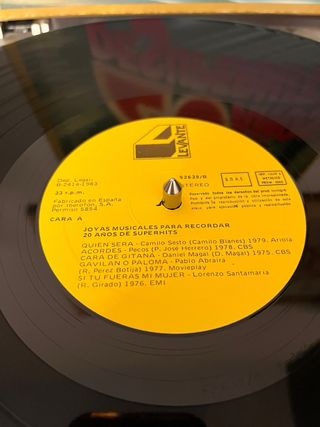 Vinilo Joyas Musicales Para Recordar 20 Años
