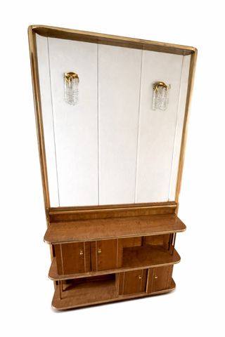 Recibidor espejo y luces