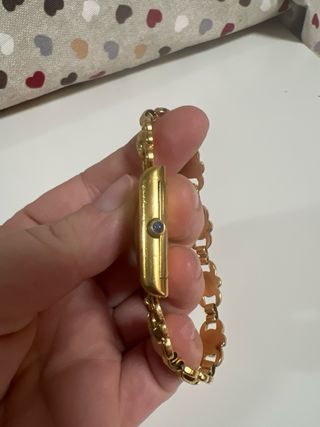 Cartier Tank Chapado Oro Vintage Suizo