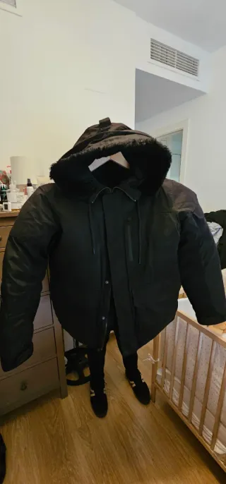 Chaqueta Zara Invierno Negra Talla M