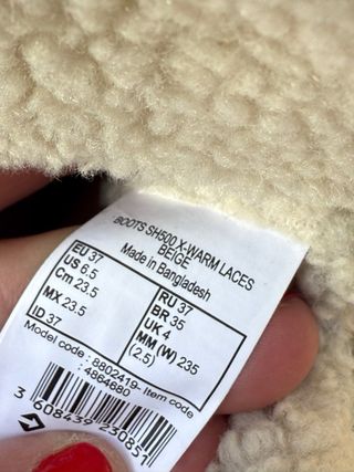 Botas de nieve Quechua talla 37