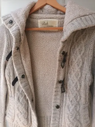 Chaqueta punto Bershka borreguito Talla M