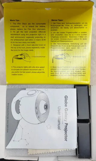 Proyector Galaxia con 12 Discos Film