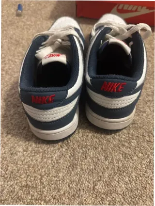 Nike Dunk Low Blanco Azul Talla 37.5