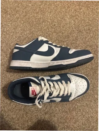 Nike Dunk Low Blanco Azul Talla 37.5