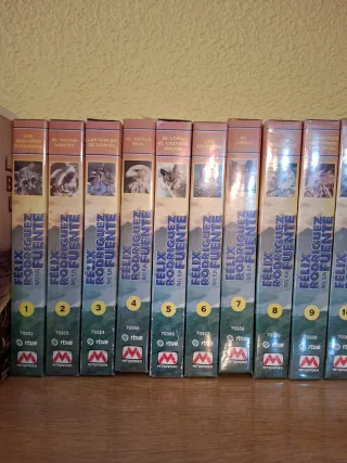 Colección VHS Félix Rodríguez de la Fuente, 18 pel