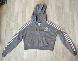 Chaqueta Adidas Gris Mujer