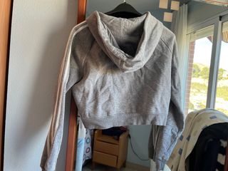 Chaqueta Adidas Gris Mujer