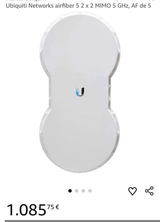 Ubiquiti Networks airfiber 5 2 x 2 MIMO 5 GHz, AF de 5