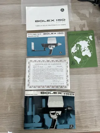 Cinepresa Bolex Paillard 150 Super Vintage 1969