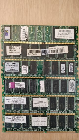 Lote completo de componentes