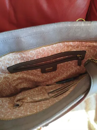 Borsa Guess Beige Trapuntata