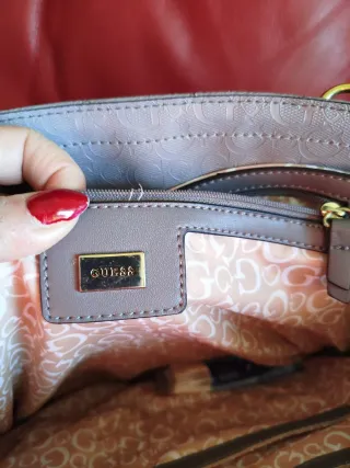 Borsa Guess Beige Trapuntata