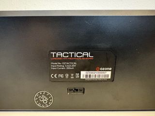 Teclado Mecánico Gaming Ozone Tactical Negro