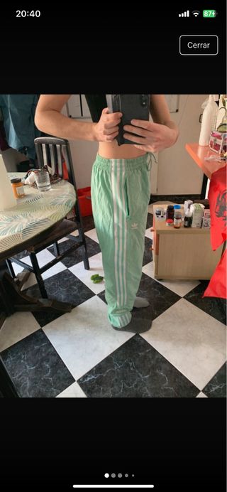 Pantalones Adidas verdes