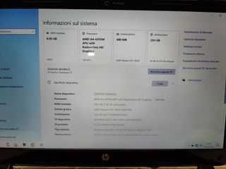 Notebook HP Pavilion 15-B125sl formattato e pronto