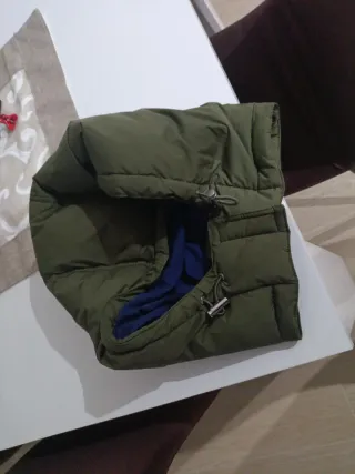 Giubbotto Calvin Klein Jeans verde con cappuccio