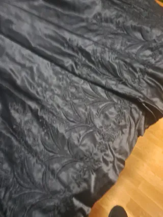 Abrigo de astracán negro