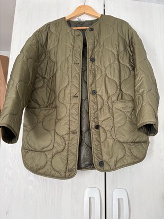 Chaqueta acolchada Mango verde oliva