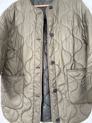 Chaqueta acolchada Mango verde oliva