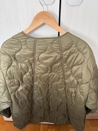 Chaqueta acolchada Mango verde oliva