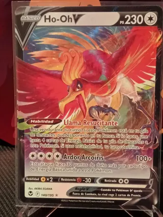 Ho-Oh V Básico Carta Pokémon 230 PS