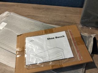 VASAGLE Banco Zapatero Acolchado