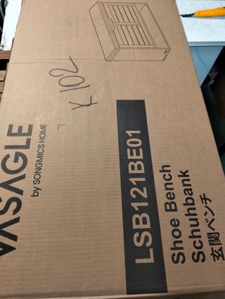 VASAGLE Banco Zapatero Acolchado