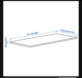 Balda Blanca Komplement Ikea
