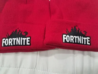 Gorros Fortnite niño rojos