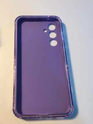 Funda Samsung A56 Morada Transparente