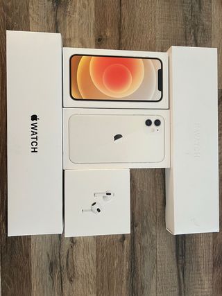 Cajas Apple iPhone, Watch y AirPods