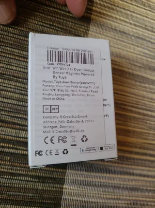 Sensor Wi-Fi Puerta/Ventana