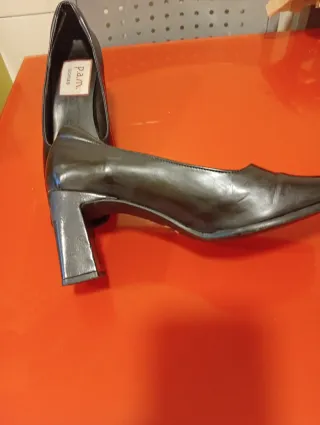 Zapatos de tacón negros para mujer ,8 cm