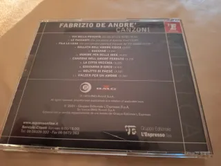CD Fabrizio De André Canzoni L'Espresso 2001
