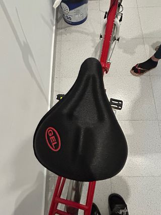 Bicicleta plegable roja