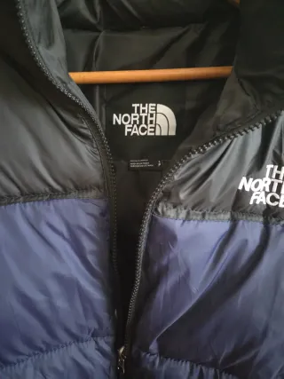 Plumífero The North Face Negro y Azul