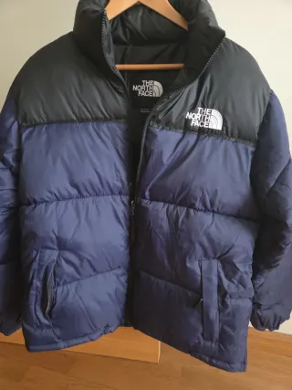 Plumífero The North Face Negro y Azul