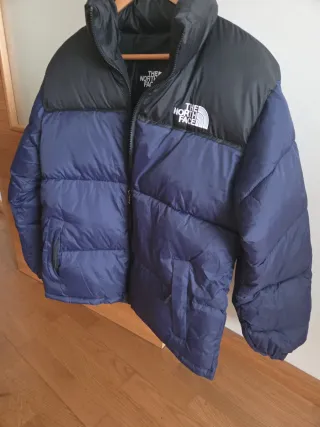 Plumífero The North Face Negro y Azul