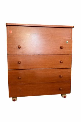 Cómoda 4 cajones madera