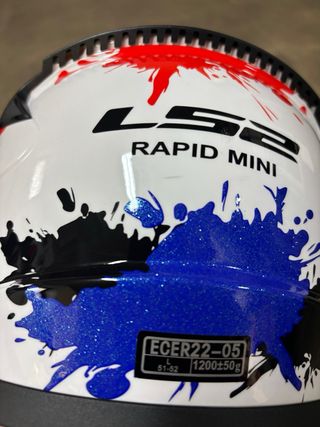 Casco Moto LS2 Niño Talla L (8-10 años)