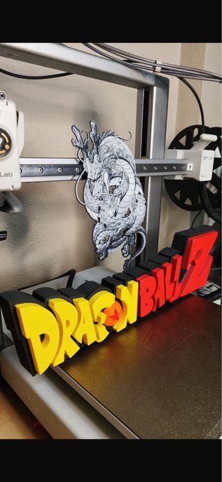 Letrero Dragon Ball Z 3D