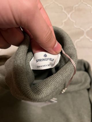 Jersey Springfield cuello alto verde