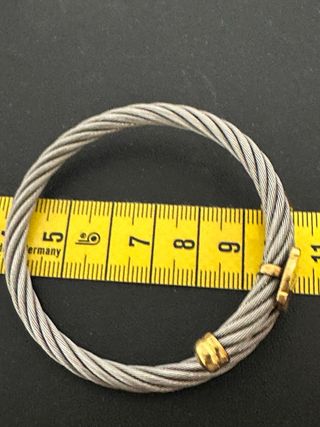 Pulsera de Oso Oro 18k y Acero.