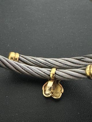 Pulsera de Oso Oro 18k y Acero.