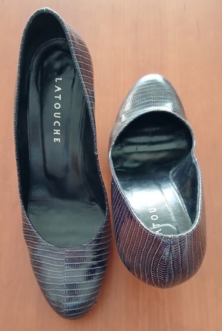 Zapatos de tacón Latouche azul marino T.39