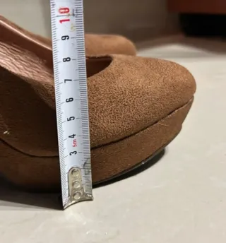 Zapatos miMao tacón plataforma flecos