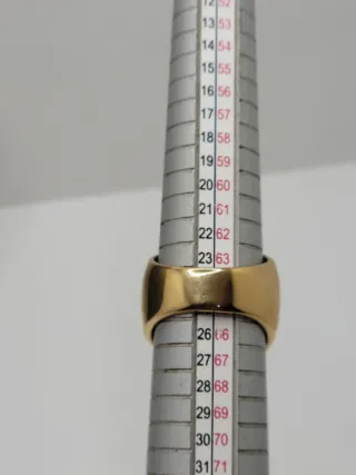 Anillo pitbull dorado